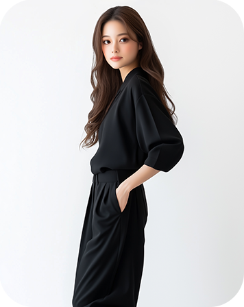 AI女性モデル画像